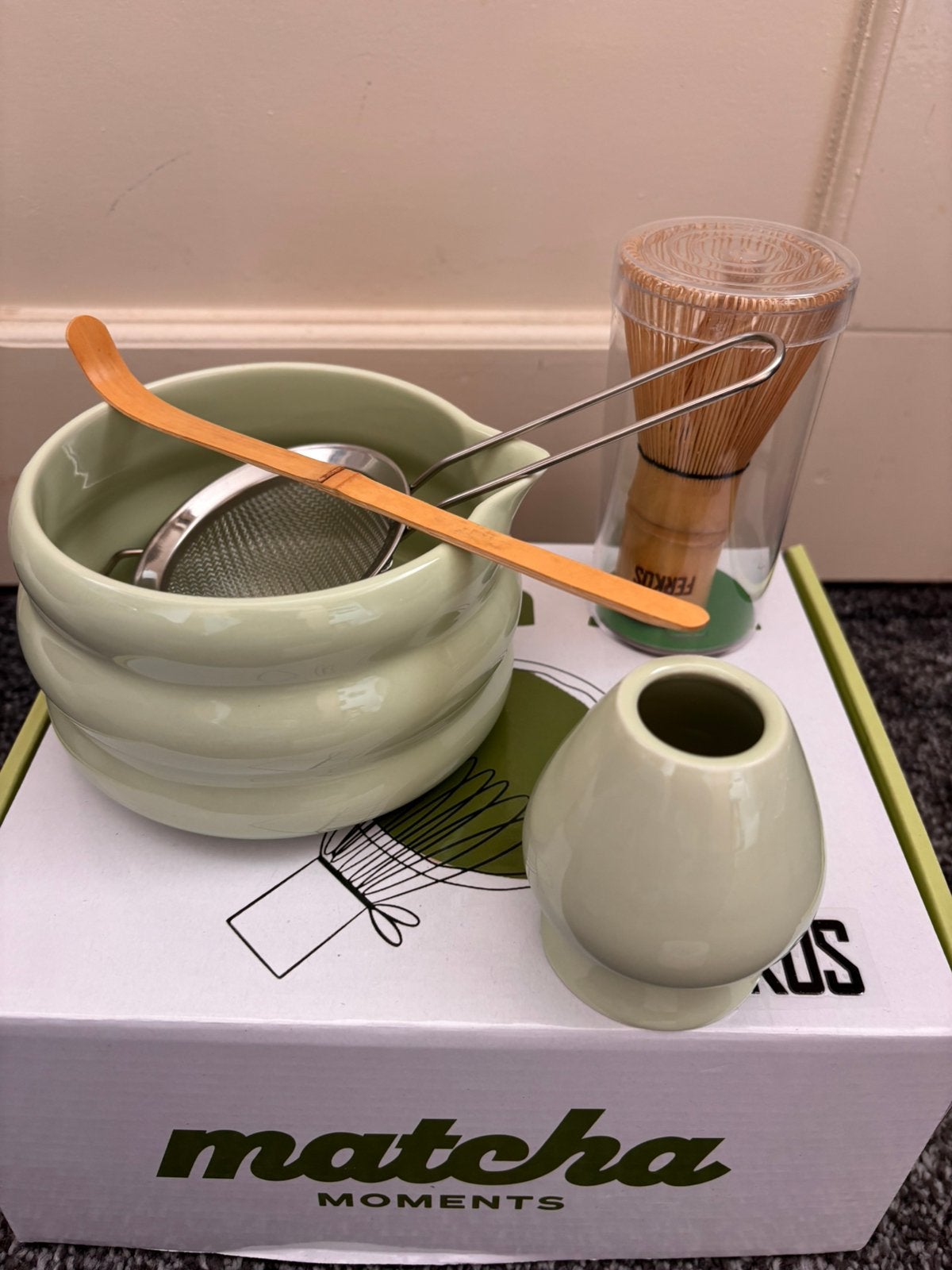 Matcha set nieuw in doos, Ophalen of Verzenden, Nieuw