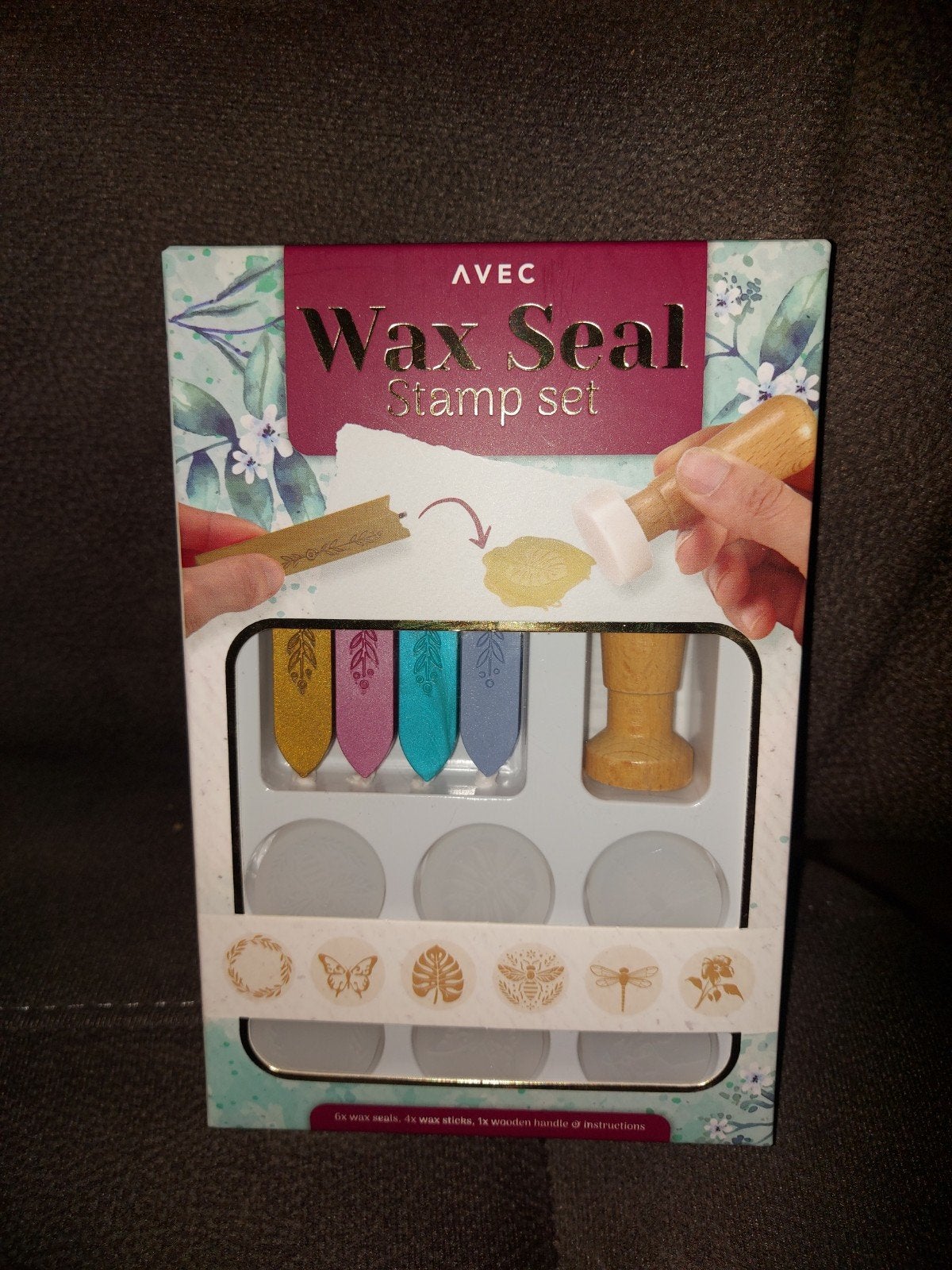 AVEC Wax Seal Stempelset - Nieuw in verpakking, Overige thema's, Nieuw, Meerkleurig, Overige merken