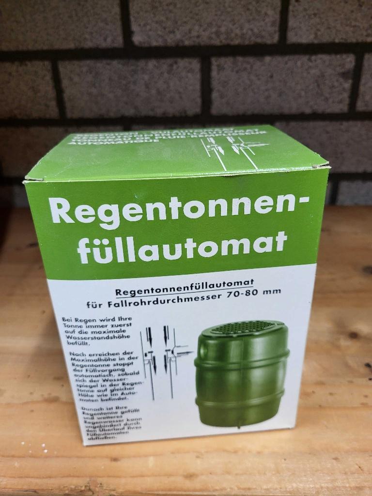 Regenton vulautomaat grijs 70 - 80 mm NIEUW, 150 liter of meer, Ophalen of Verzenden, Nieuw, Kunststof