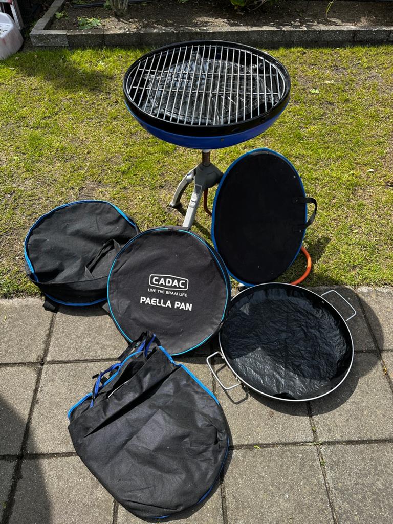 Cadac skottelbraai, Ophalen, Gebruikt