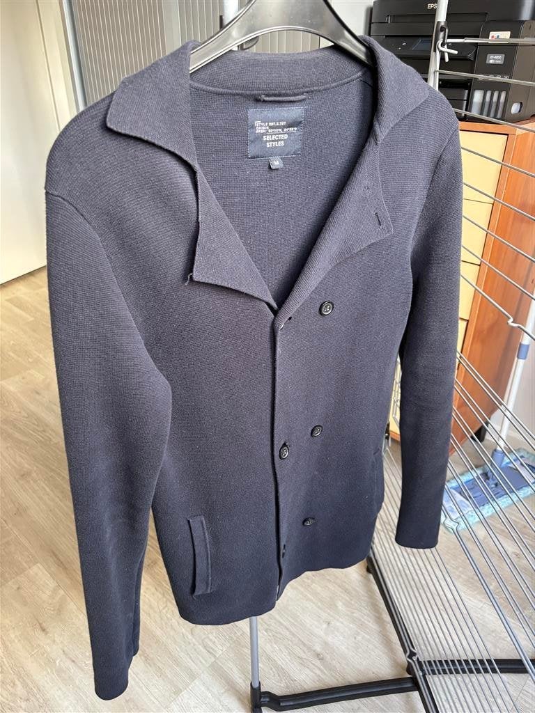 Heren vest Selected Styles, maat M, 100% katoen, Maat 48/50 (M), Zwart, Selected Styles, Ophalen of Verzenden