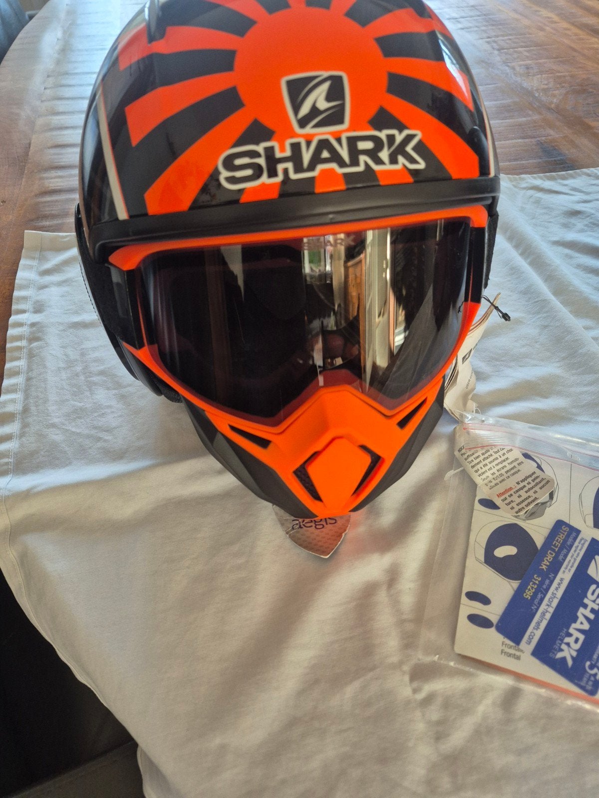 Gloednieuwe Shark street drak zarco malaysian GP helm comple, XS, Jethelm, Shark, Kinderen