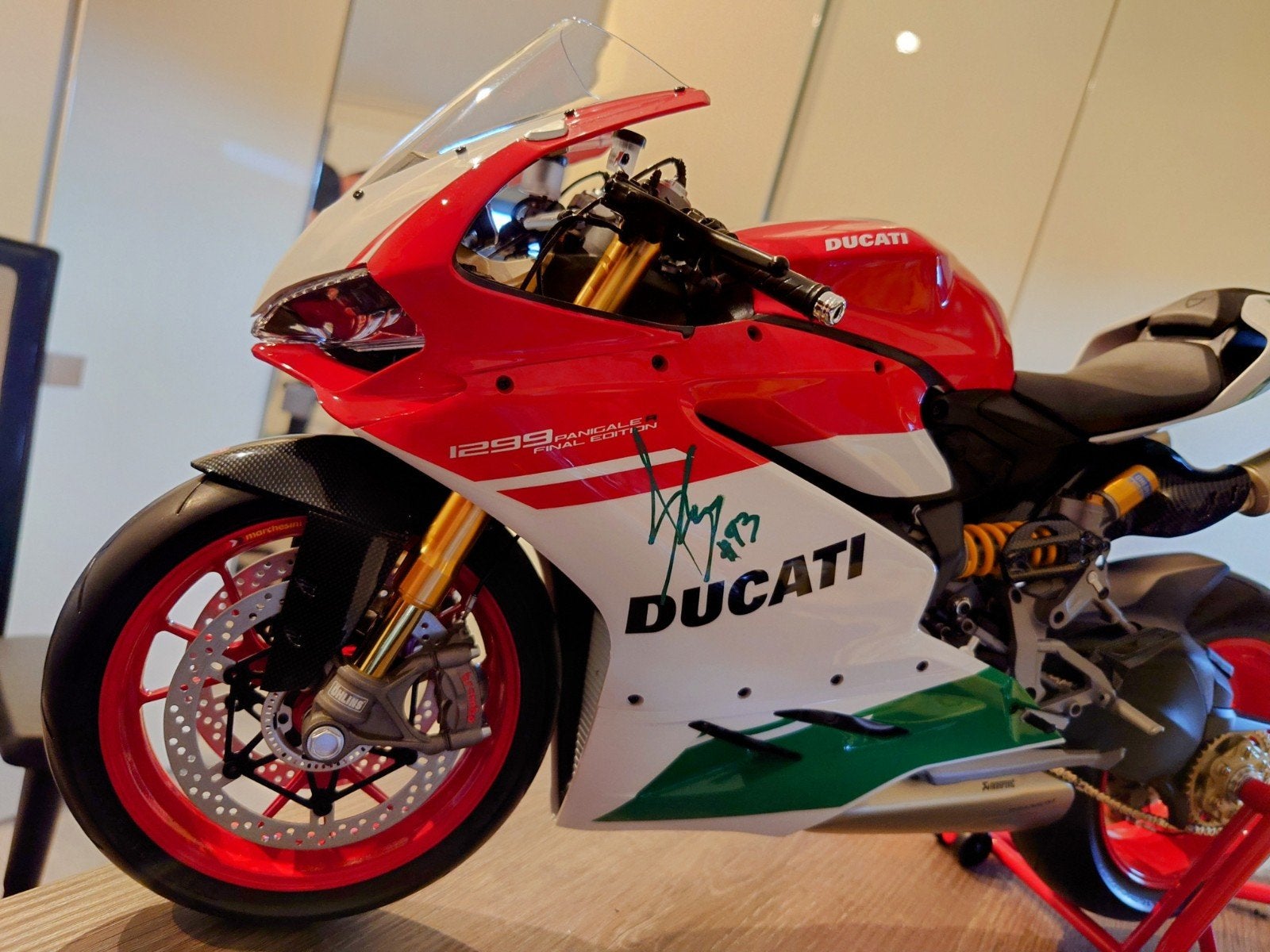 POcher Ducati Panigale 1299 Final Edition 1:4 – Gesigneerd, Ophalen, Nieuw, 1:5 t/m 1:8, Motor