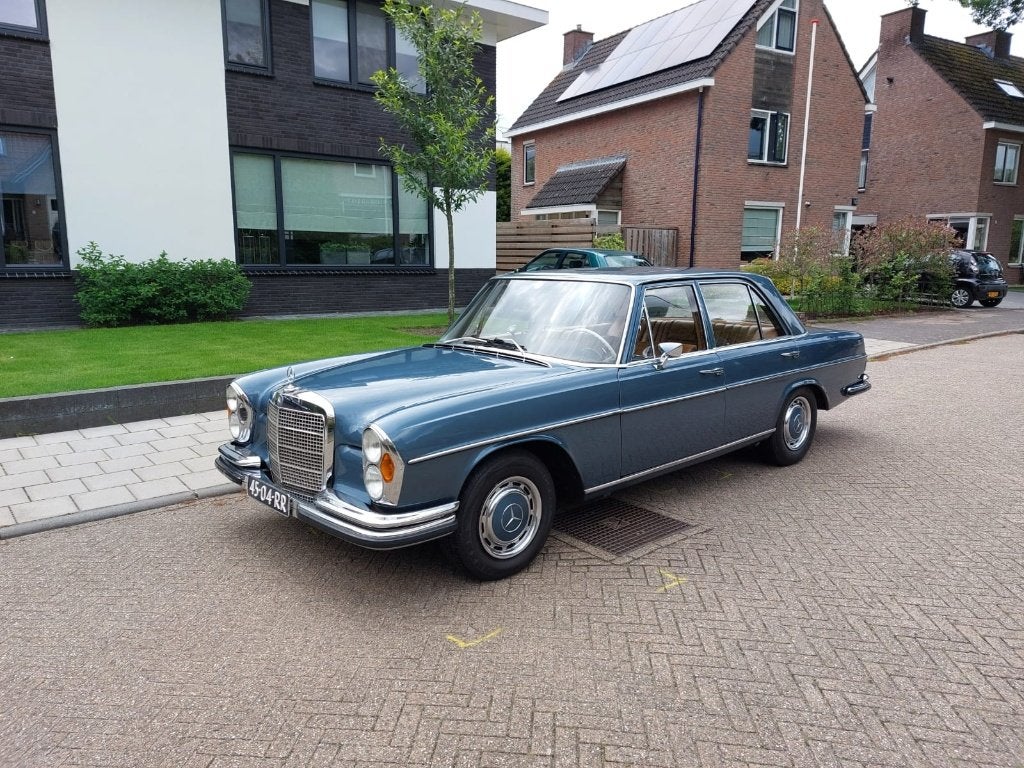 Mercedes-Benz S-Klasse 2.8 280 S 1971 Blauw, Blauw, Origineel Nederlands, Handgeschakeld, 161 pk