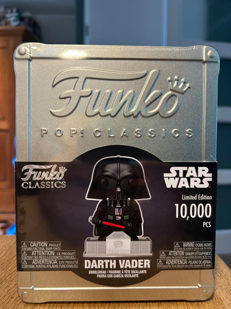 Funko pop! Darth Vader 25th Anniversary LE 10000, Ophalen of Verzenden, Zo goed als nieuw