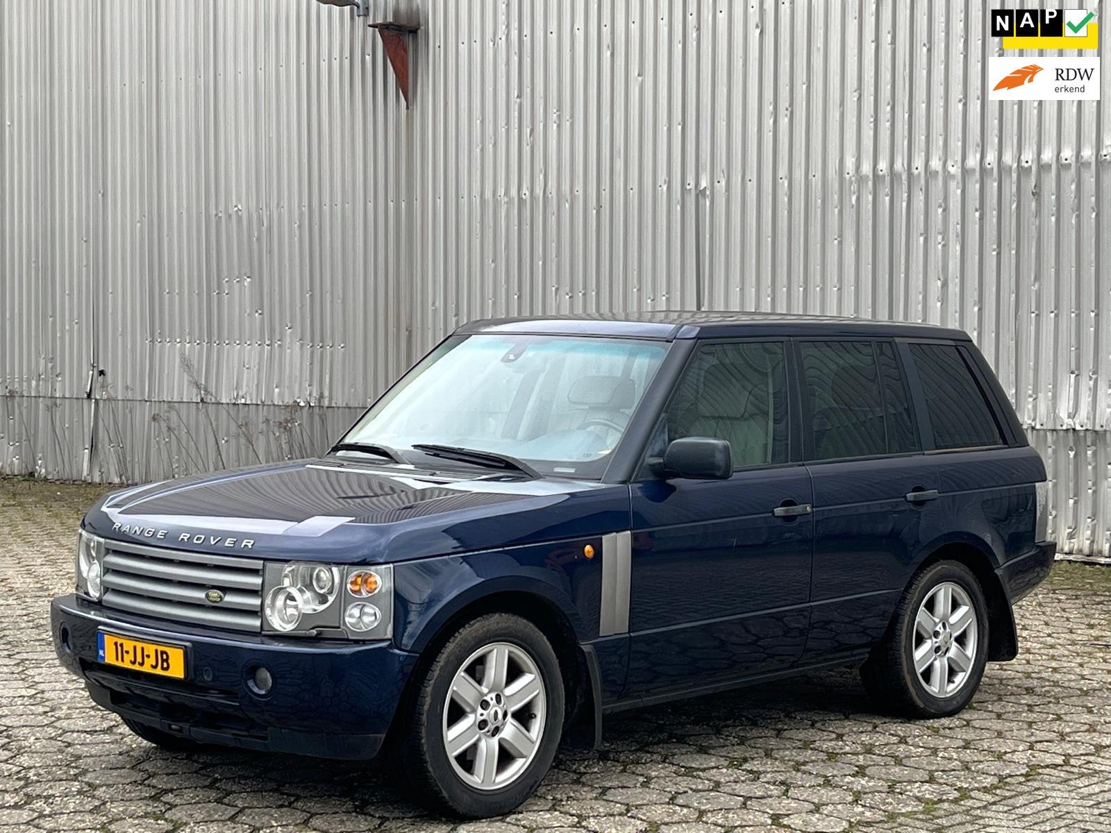 Land Rover Range Rover 4.4 V8 Vogue, Auto's, Automaat, Stoelverwarming, Blauw, Bedrijf