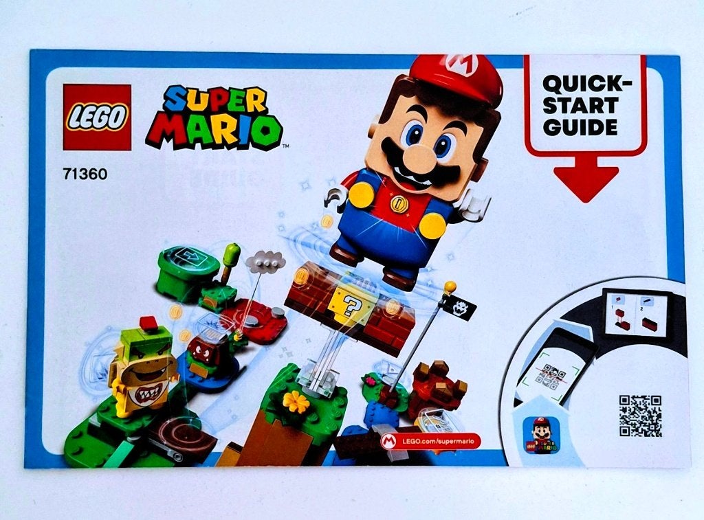 LEGO z.g.a.n. set Super Mario, Nr 71360, Mario beginners set, Kinderen en Baby's, Overige thema's, Lego, Overige typen, Ophalen of Verzenden
