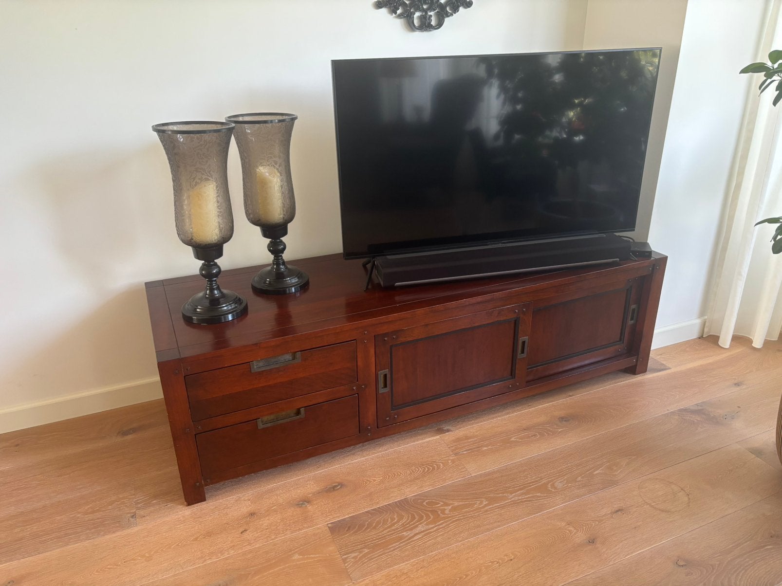 Tv meubel, Ophalen, 150 tot 200 cm, Minder dan 100 cm, 50 tot 75 cm