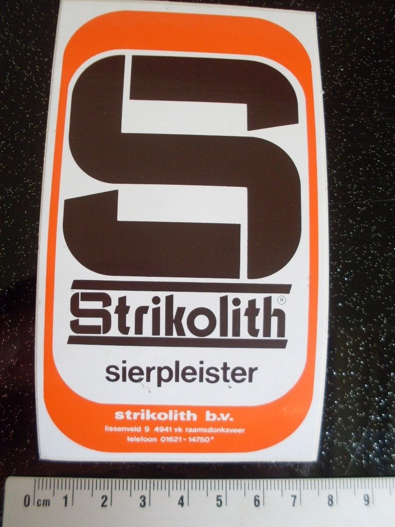 sticker strikolith sierpleister logo raamsdonkveer, Verzenden, Zo goed als nieuw, Bedrijf of Vereniging