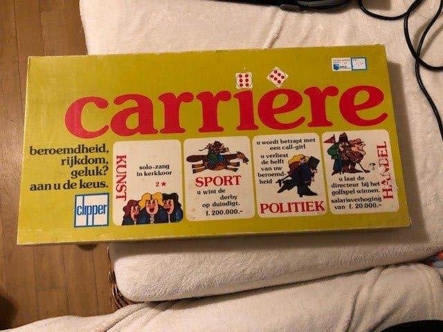 Vintage spel, Carriére van Clipper 1979, Hobby en Vrije tijd, Gezelschapsspellen | Bordspellen, Een of twee spelers, Ophalen of Verzenden