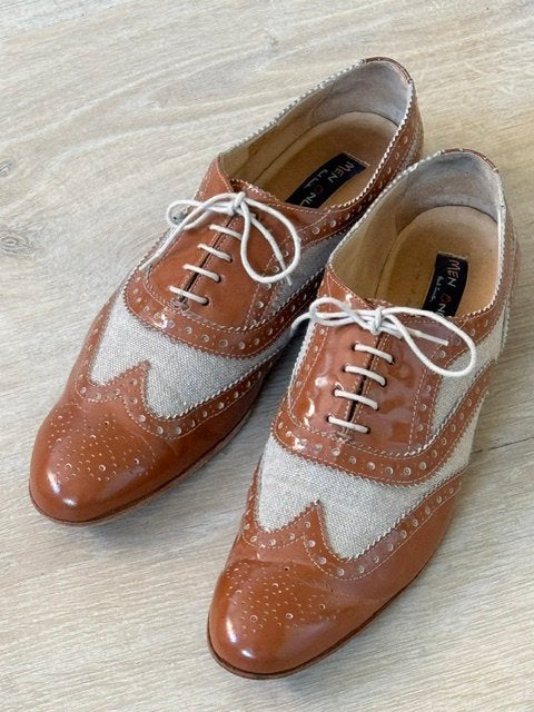 Paul Smith dames brogues lage veterschoenen maat 40, Paul Smith, Schoenen met lage hakken, Beige, Ophalen of Verzenden