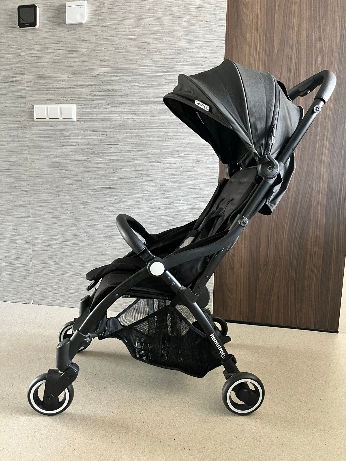 Hamilton buggy, Kinderen en Baby's, Ophalen of Verzenden, Gebruikt, Overige merken, Verstelbare rugleuning