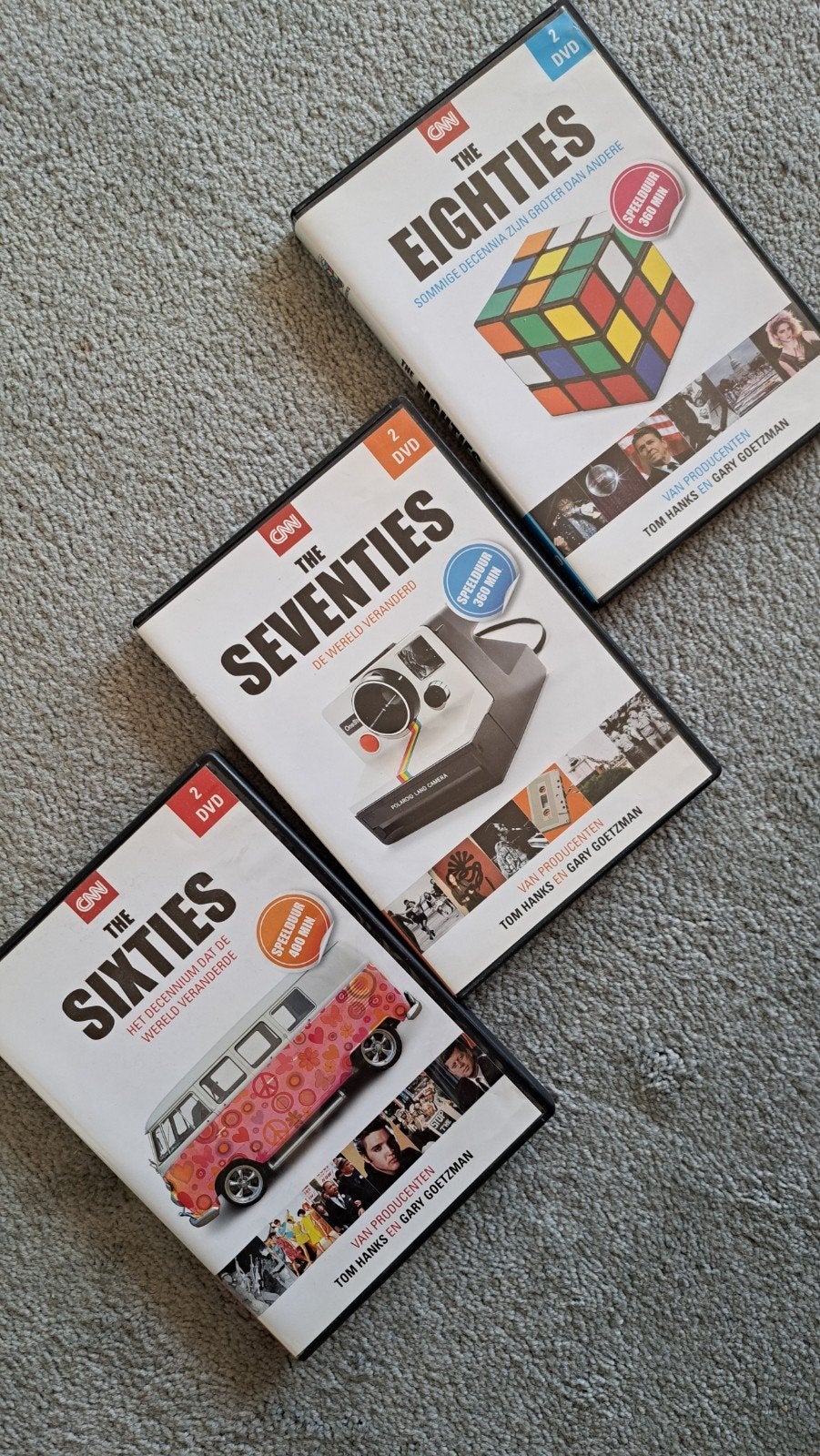 CNN The Sixties, Seventies & Eighties DVD Boxset, Engels, Alle leeftijden, Nederlands, Ophalen of Verzenden