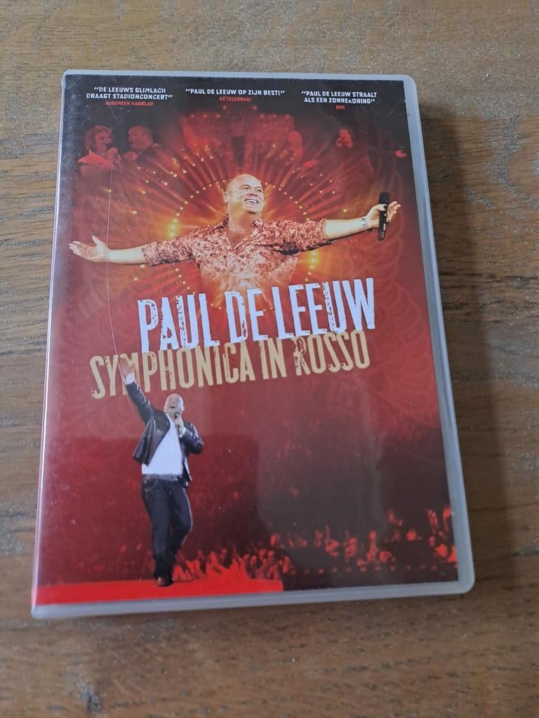 dvd, Paul de Leeuw - Symphonica in Rosso, Alle leeftijden, Ophalen of Verzenden, Zo goed als nieuw, Muziek en Concerten