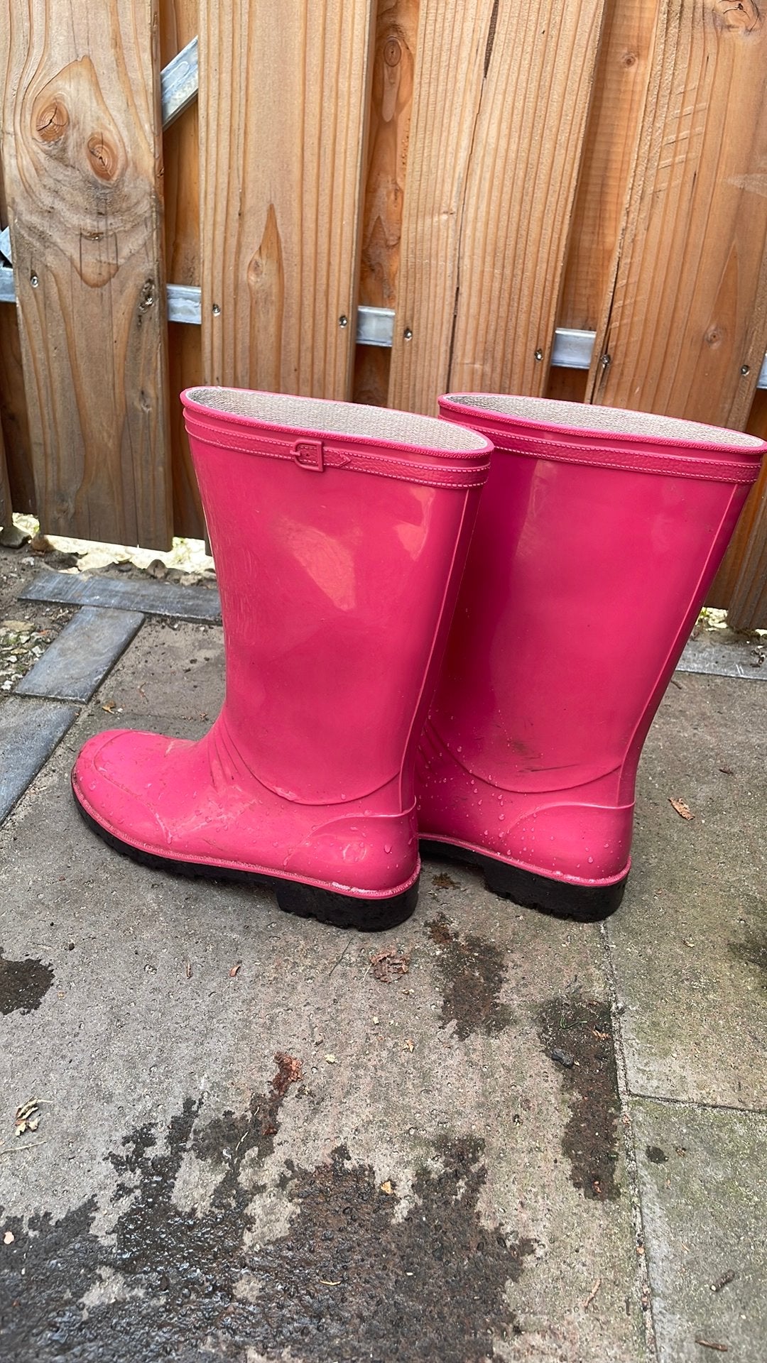 Roze laarzen, Hoge laarzen, Ophalen of Verzenden, Zo goed als nieuw, Roze