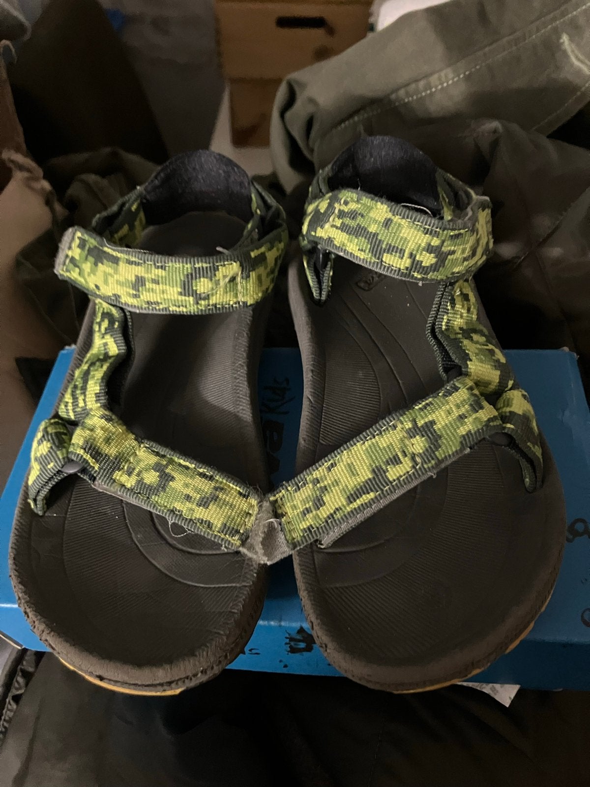 Teva Kids Hurricane 2 Sandalen - Camo Groen (Maat 32), Ophalen of Verzenden, Gebruikt, Jongen of Meisje