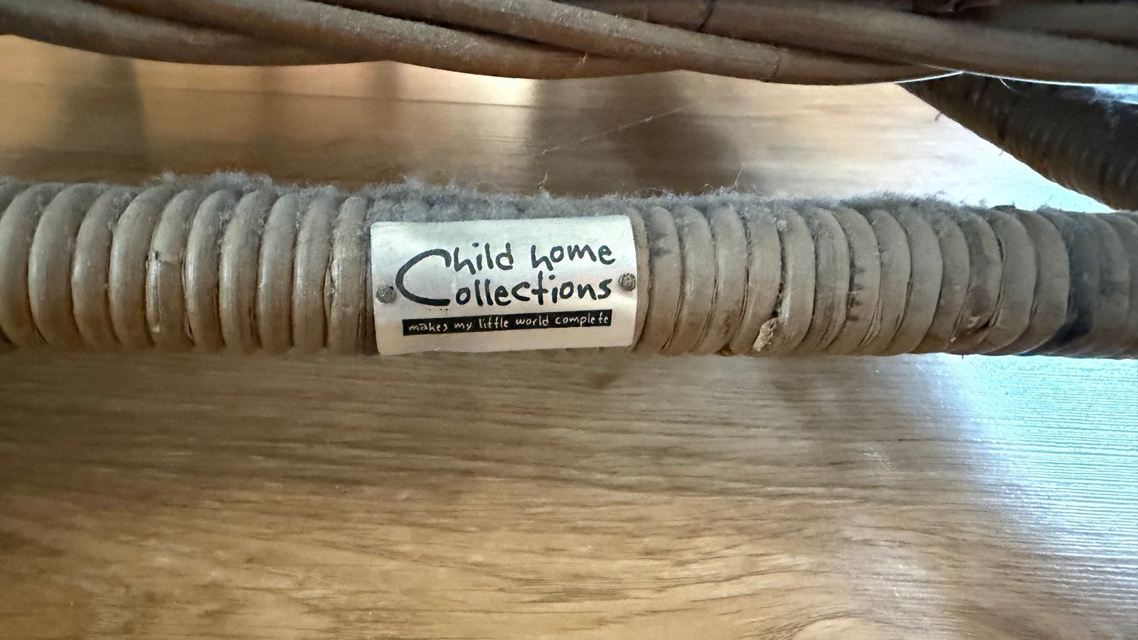 Rotan kinderstoel van Child Home Collections, Huis en Inrichting, Ophalen, Bruin, Riet of Rotan, Zo goed als nieuw