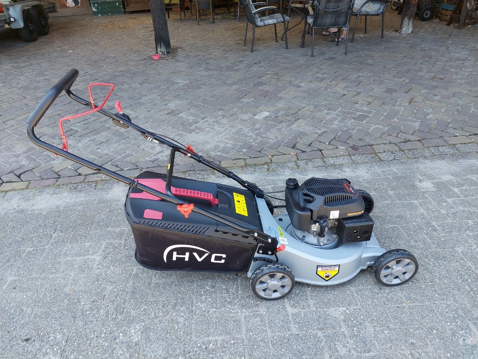 HVC Benzine Grasmaaier - Zo goed als nieuw, Ophalen, Cirkelmaaier, HVC, Zo goed als nieuw
