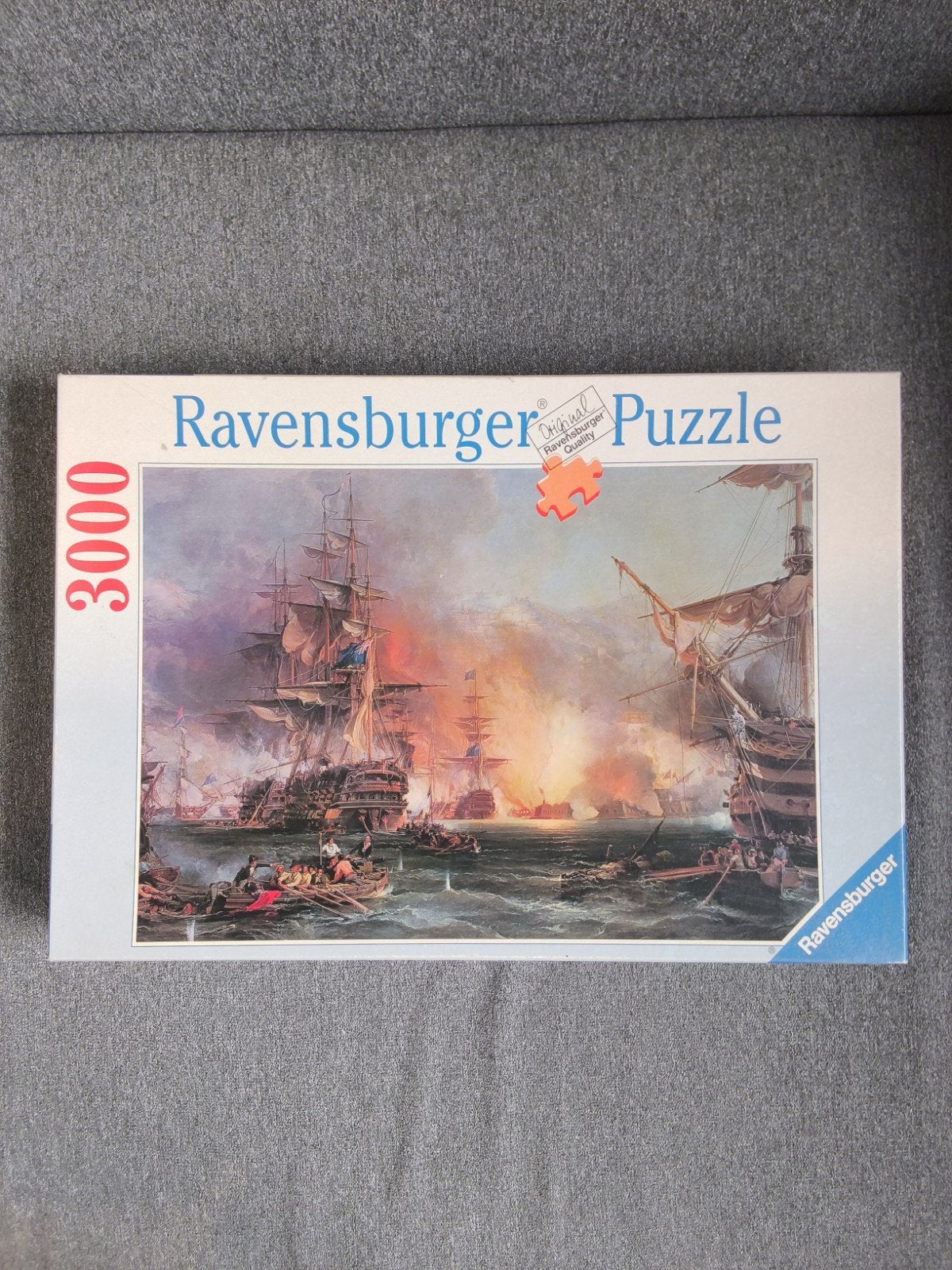 Ravensburger Legpuzzel 3000 stukjes - Zeeslag, Ophalen of Verzenden, Meer dan 1500 stukjes, Gebruikt, Legpuzzel