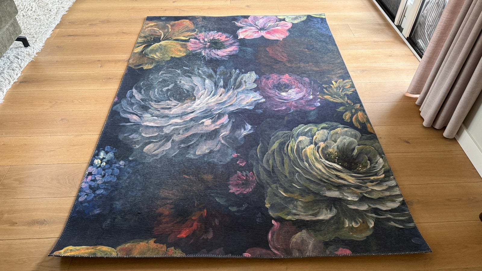 Vloerkleed bloemen 230x160, Ophalen, 100 tot 150 cm, Zo goed als nieuw, Rechthoekig