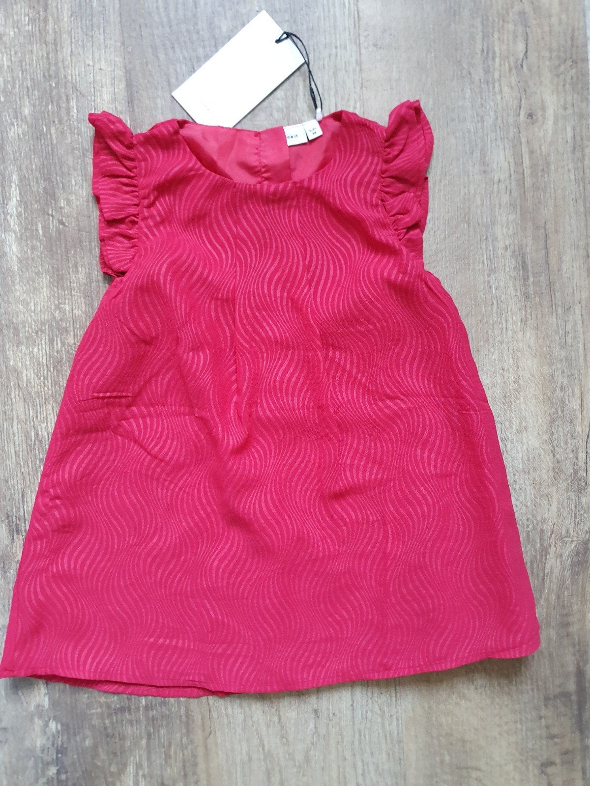 NIEUW - Rode jurk maat 98, Kinderen en Baby's, Kinderkleding | Maat 98, Meisje, Nieuw, Ophalen of Verzenden, Jurk of Rok