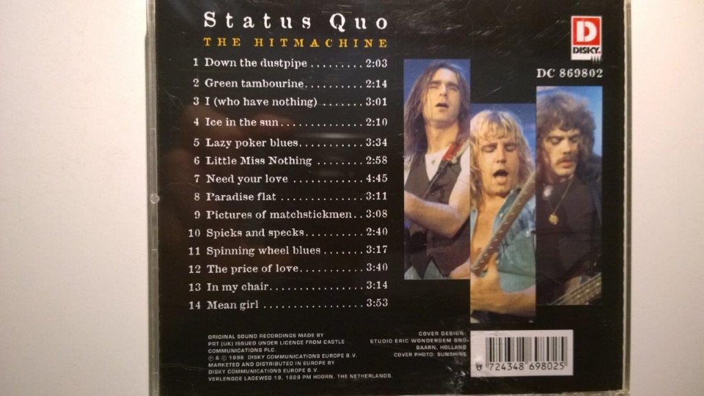 Status Quo - The Hitmachine, Ophalen of Verzenden, Zo goed als nieuw, Poprock, Album