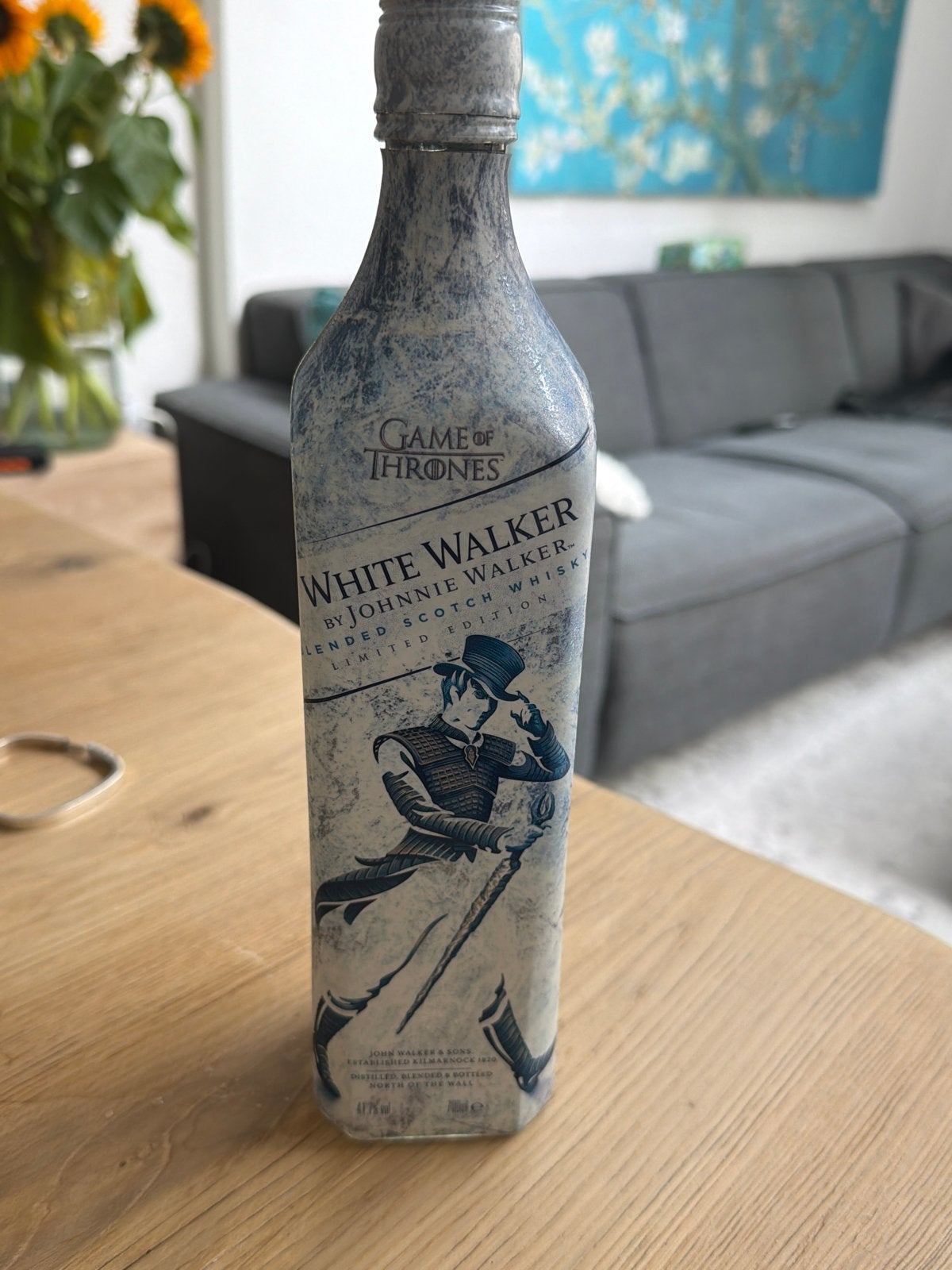 Johnnie Walker White Walker GoT Limited Edition (lege fles), Ophalen of Verzenden, Gebruikt, Tv, Overige typen