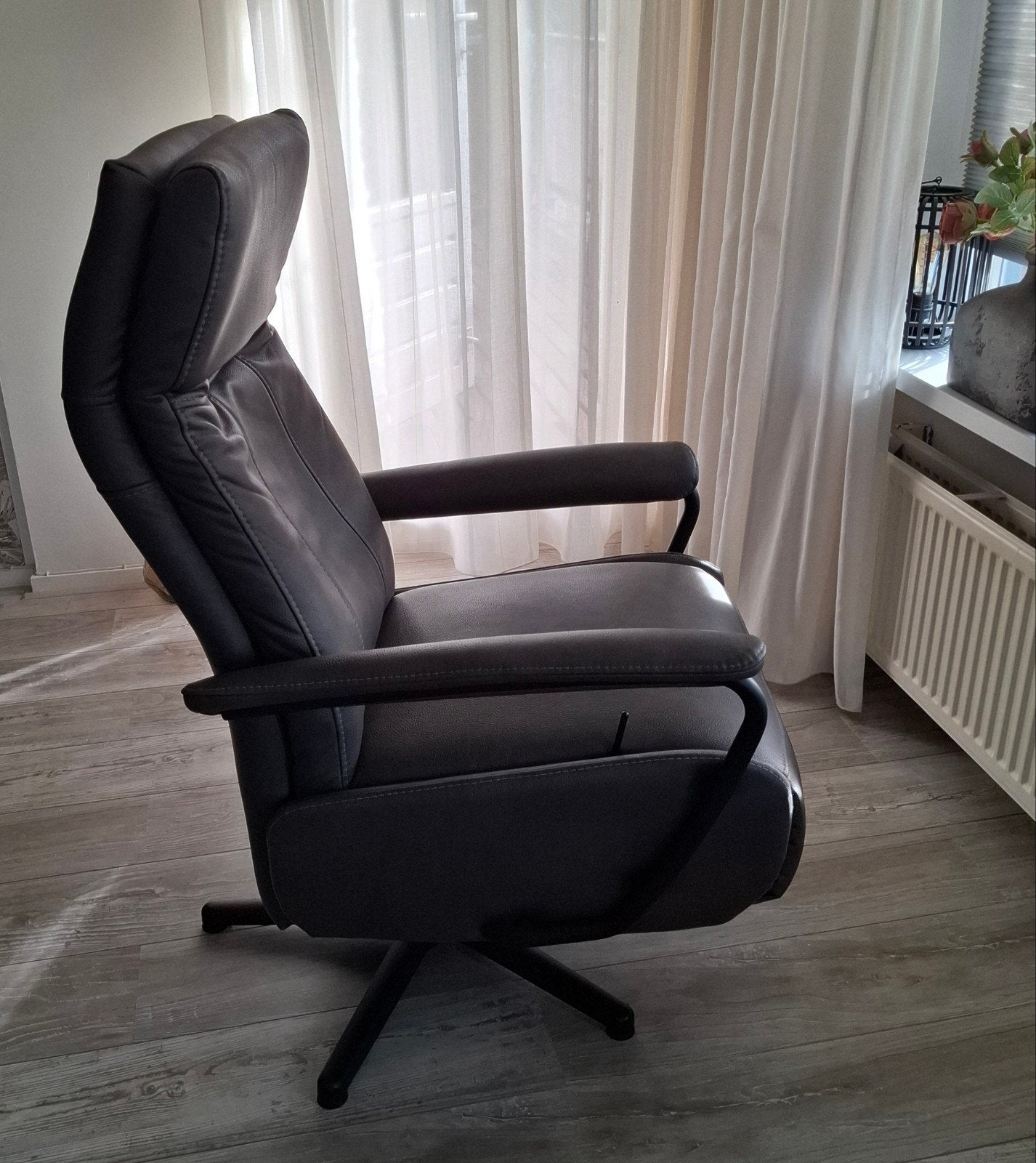 leren fauteuils 2 stuks, Ophalen, Zo goed als nieuw, 75 tot 100 cm