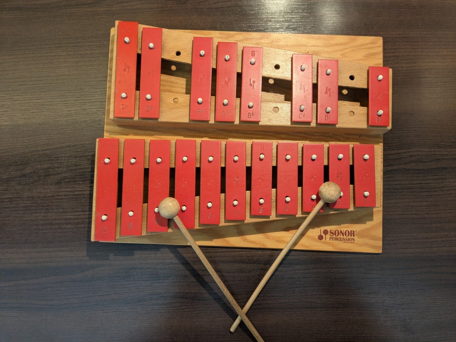 klokkenspel Sonor Percussion, Ophalen of Verzenden, Gebruikt, Melodische percussie