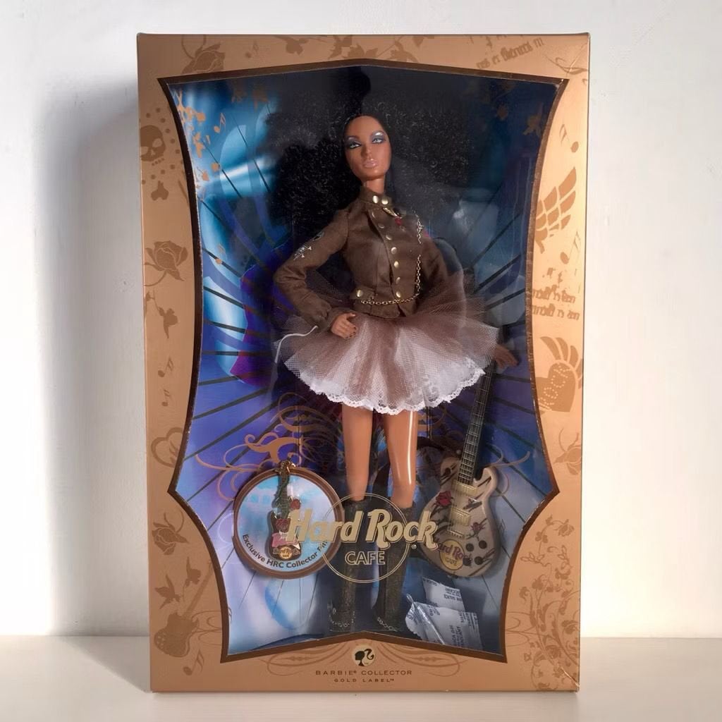 Hard Rock Cafe Barbie African American Gold Label Doll 2007, Ophalen of Verzenden, Nieuw, Fashion Doll