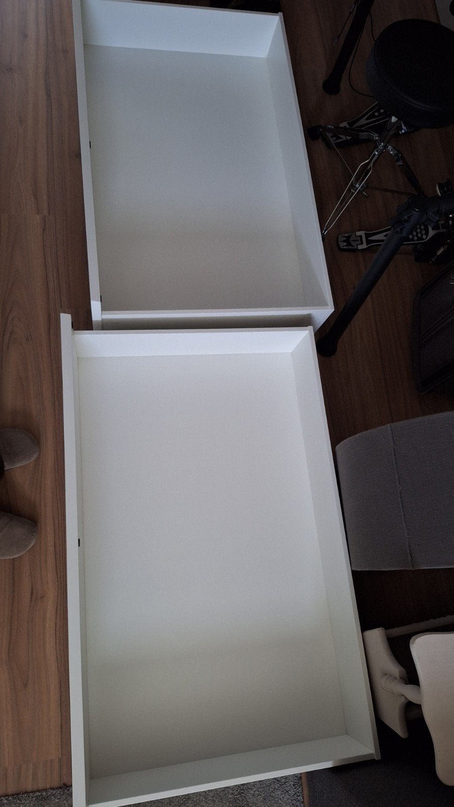 2x IKEA MALM bedlades wit - Zo goed als nieuw, Ophalen, Eenpersoons, Wit, Zo goed als nieuw