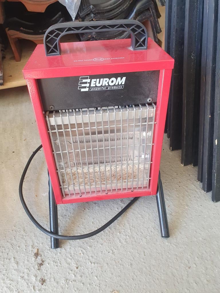 Eurom Industriële Carbon Verwarming Lamp - 650-800W, 30 tot 80 cm, Gebruikt, Kachel, Minder dan 60 cm