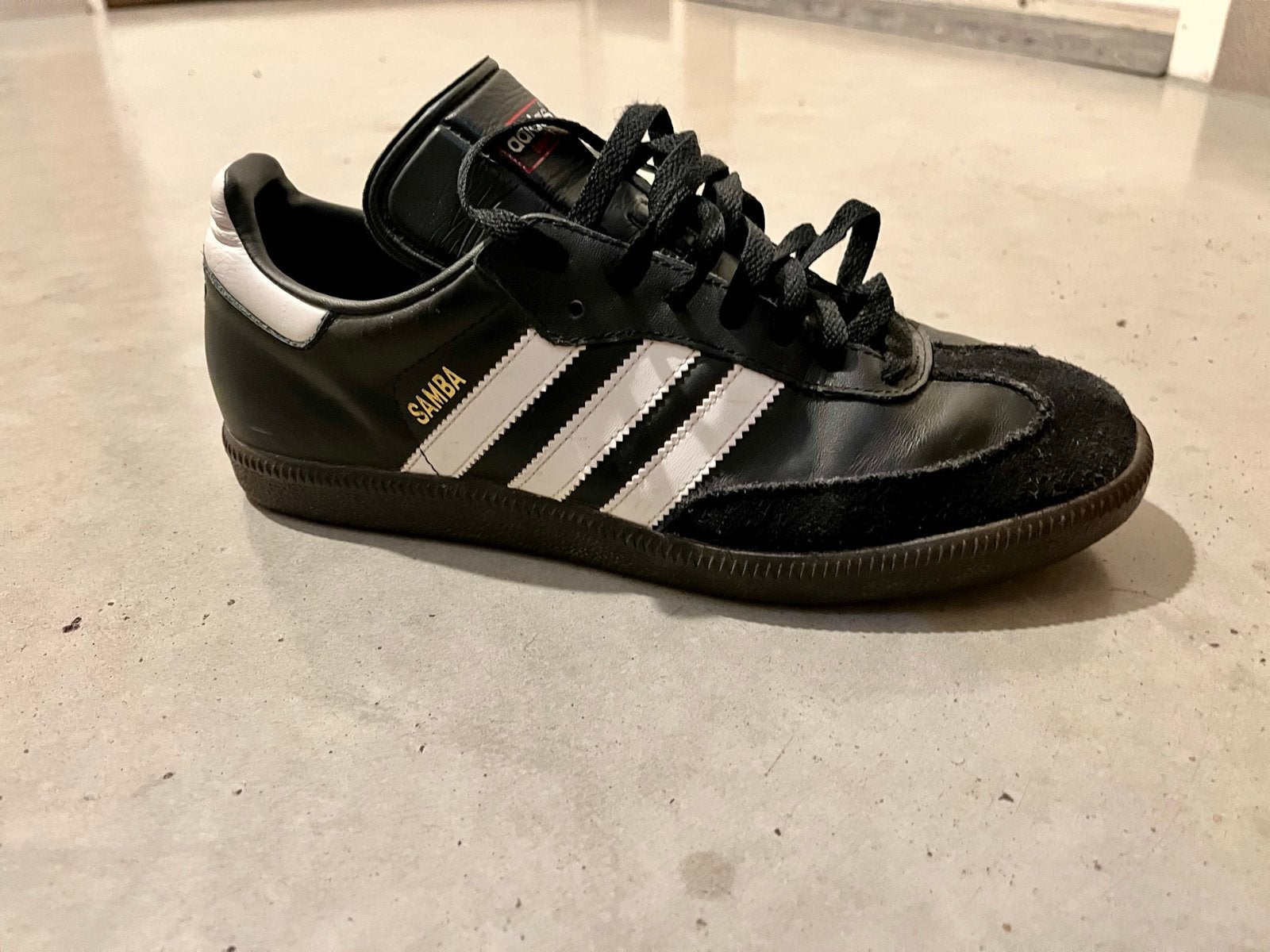 Adidas Samba OG Sneakers Zwart - Maat 41 1/3, Ophalen of Verzenden, Gedragen, Zwart, Sneakers of Gympen