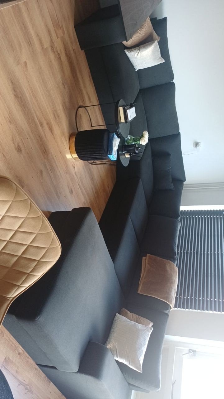 Ruime hoekbank voor gezin of eigen hoekje - Oostvoorne, Ophalen, Gebruikt, Hoekbank, 300 cm of meer