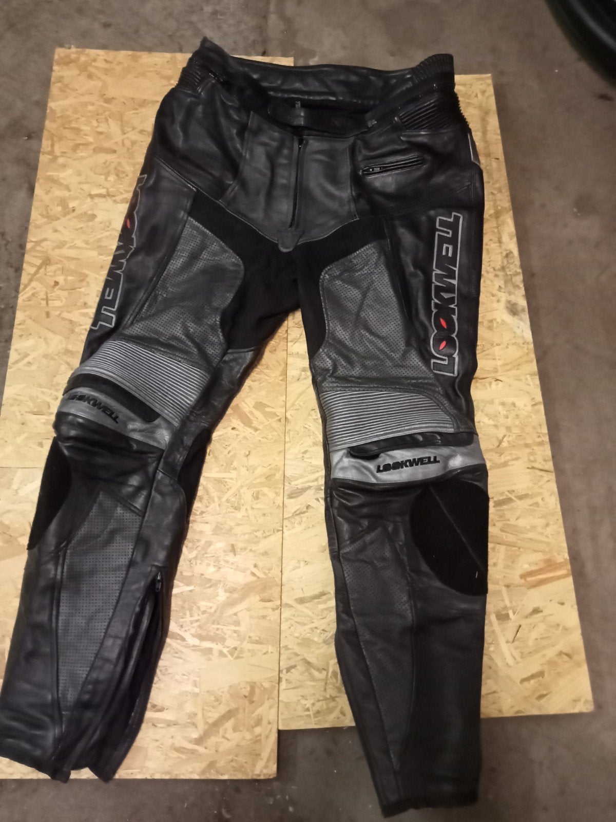 Leren motorbroek 60/40 4XL gebruikt, Motoren, Kleding | Motorkleding, Ophalen, Tweedehands, Heren, Broek | leer