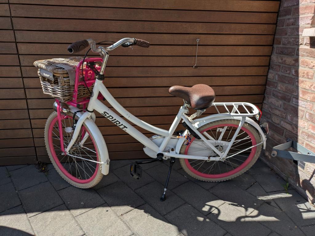 Meisjesfiets te koop, 22 inch, Ophalen, Gebruikt, Terugtraprem, 22 inch