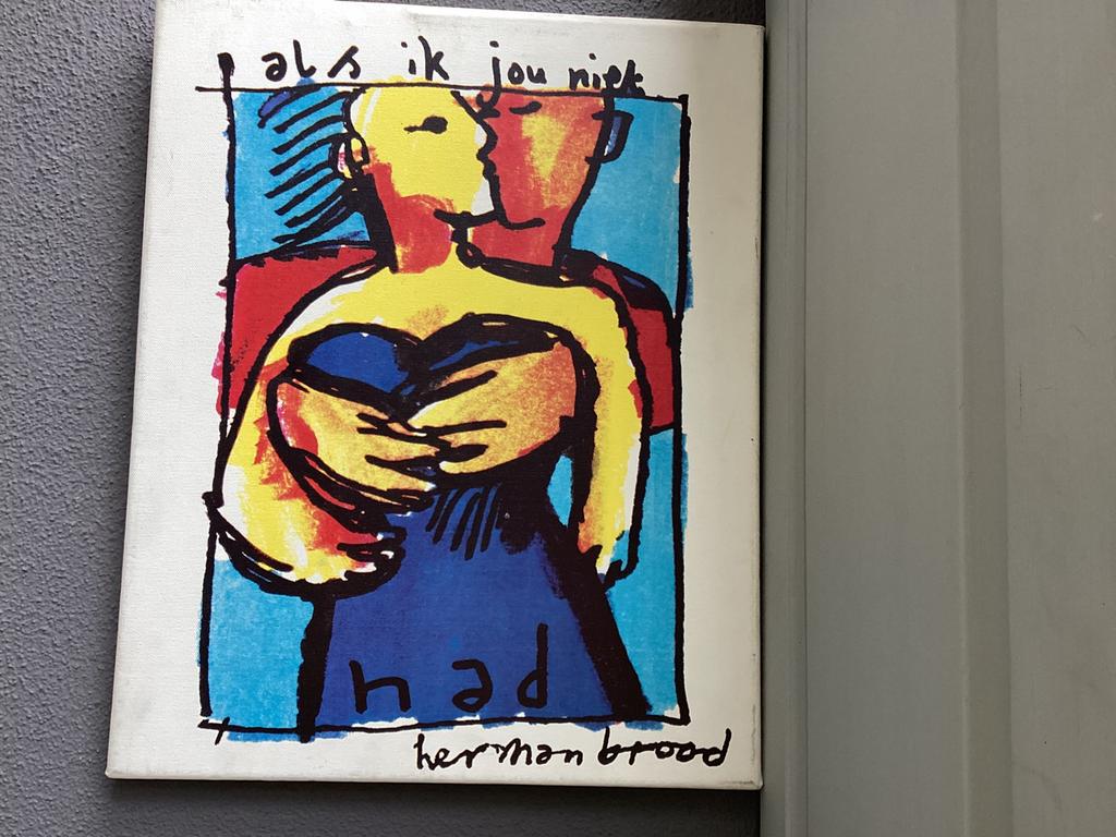 Canvas Herman Brood, Antiek en Kunst, Kunst | Overige Kunst, Ophalen of Verzenden