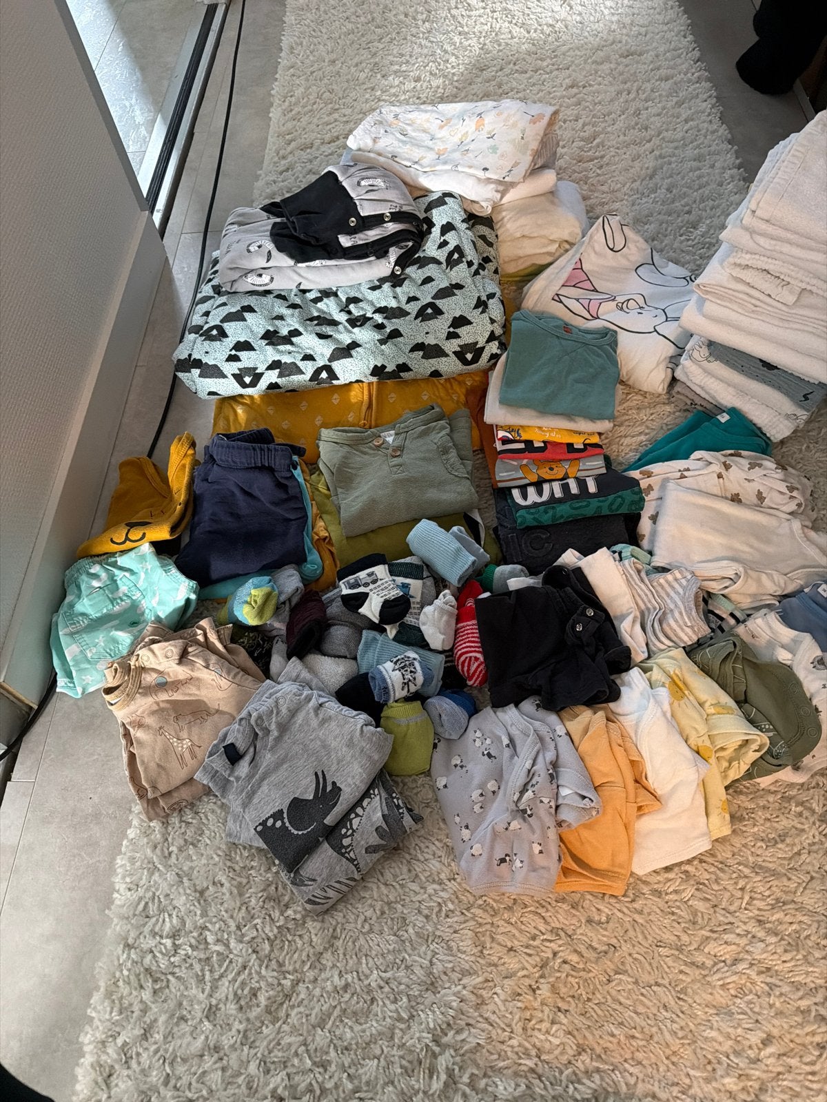 Grote zak vol kinderkleding maat 62-80, Ophalen of Verzenden, Gebruikt, Overige maten