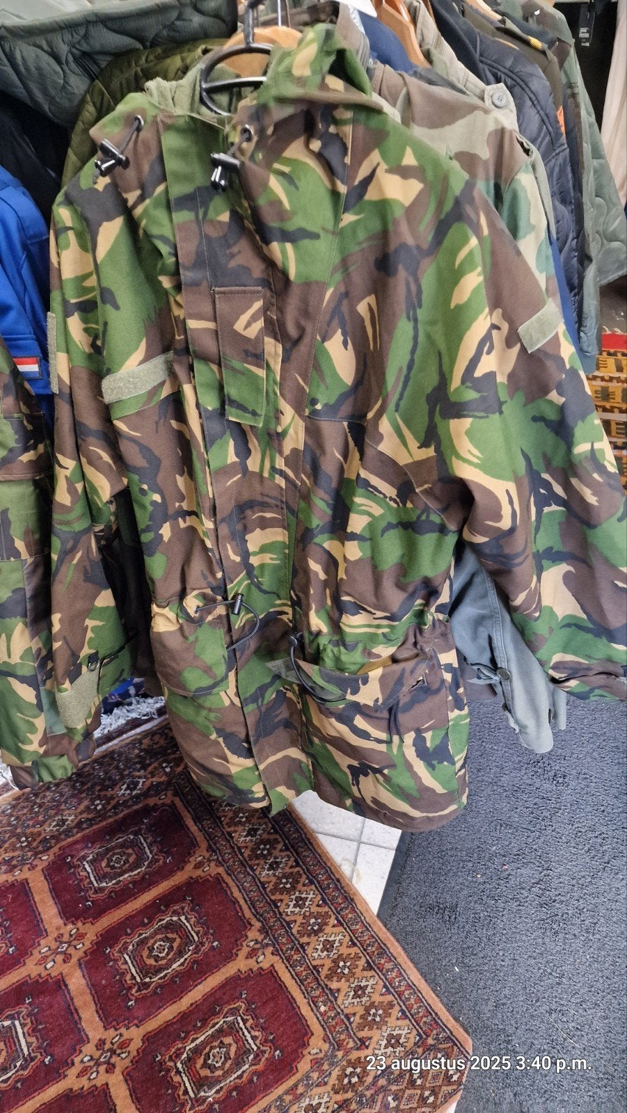 bilaminaat regenjas parka, Ophalen, Landmacht, Amerika, Foto of Poster