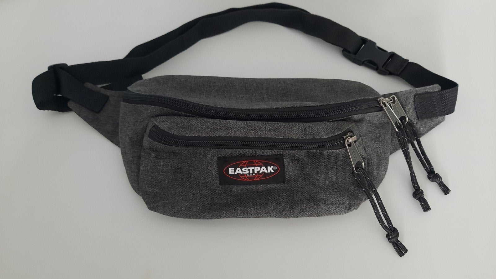 Eastpak Crossbodytas Denim Grijs - Zo goed als nieuw, Ophalen of Verzenden, Zo goed als nieuw, Grijs, Overige merken