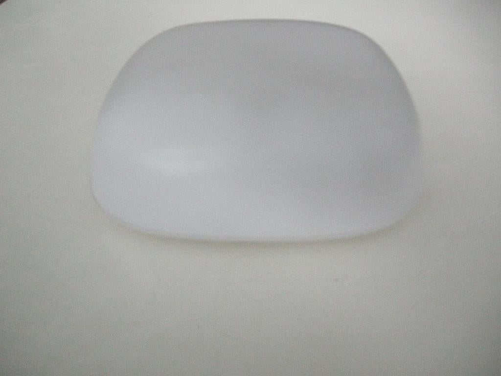 Plafondlamp witte glas Gispen 50/60 - zgan, Ophalen, Zo goed als nieuw, Glas, Gispen