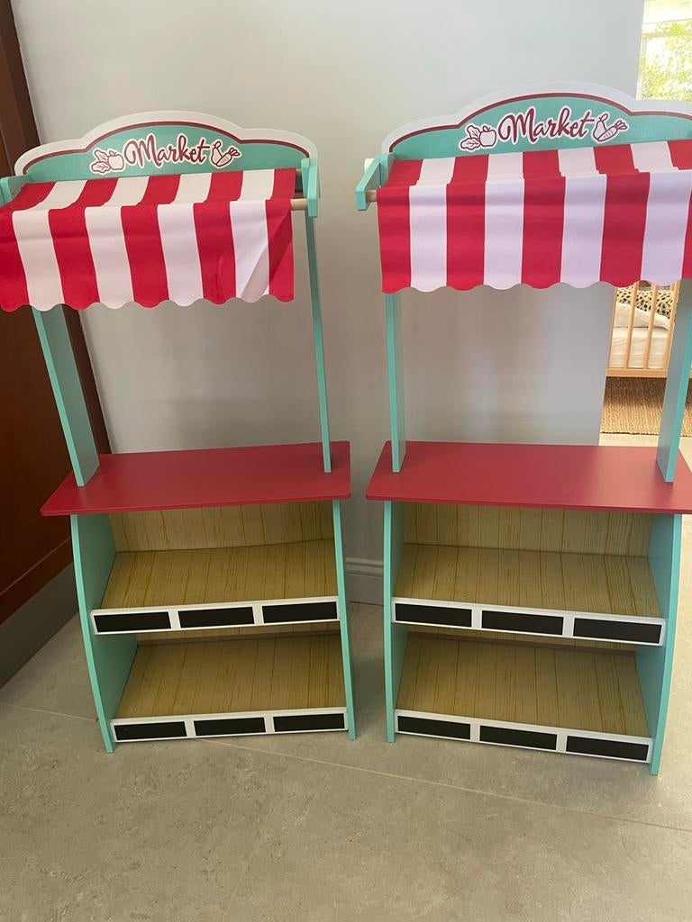 2 nieuwe houten marktkraampjes of theater., Ophalen, Nieuw, Jongen of Meisje