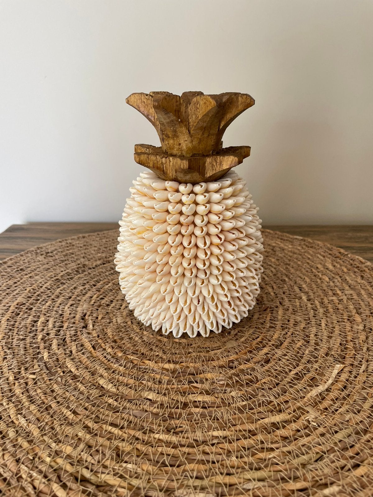 Nieuw schelpen ananas, Huis en Inrichting, Woonaccessoires | Overige, Nieuw, Ophalen of Verzenden