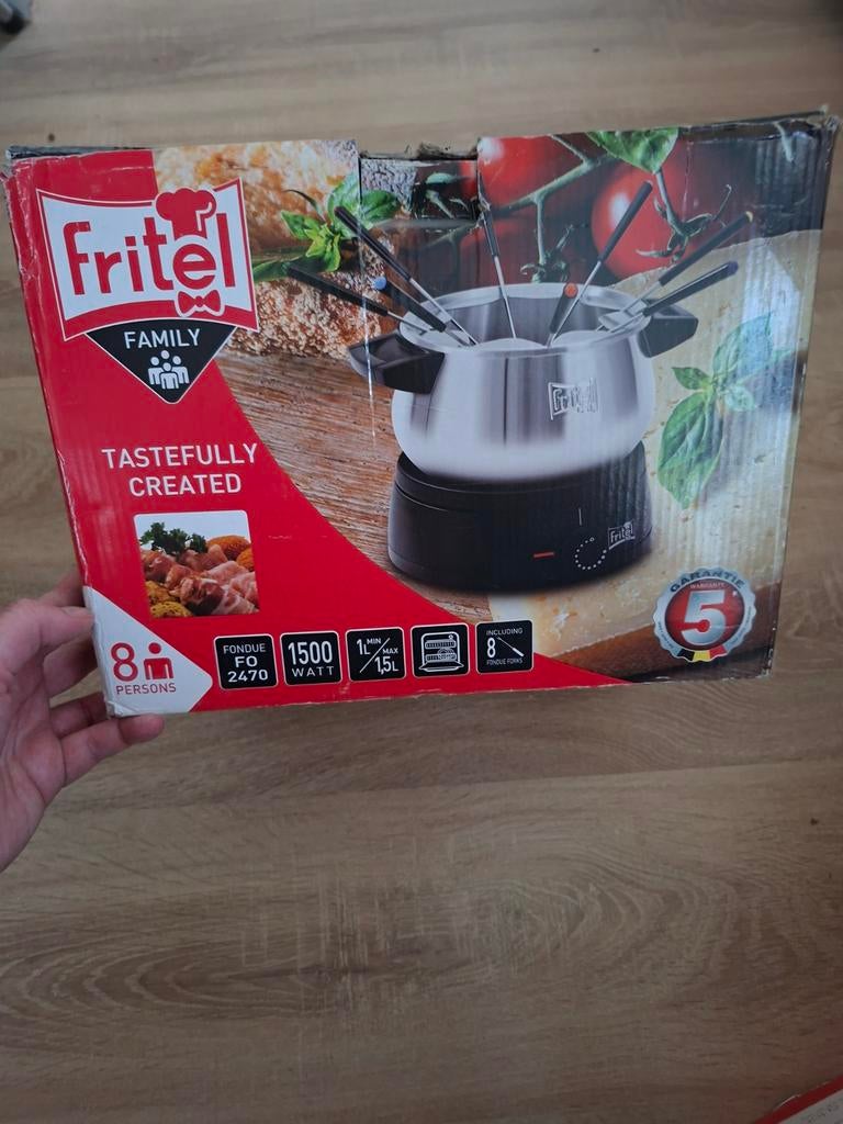 Fritel fondueset voor 8 personen, Ophalen, Zo goed als nieuw, Fondueset