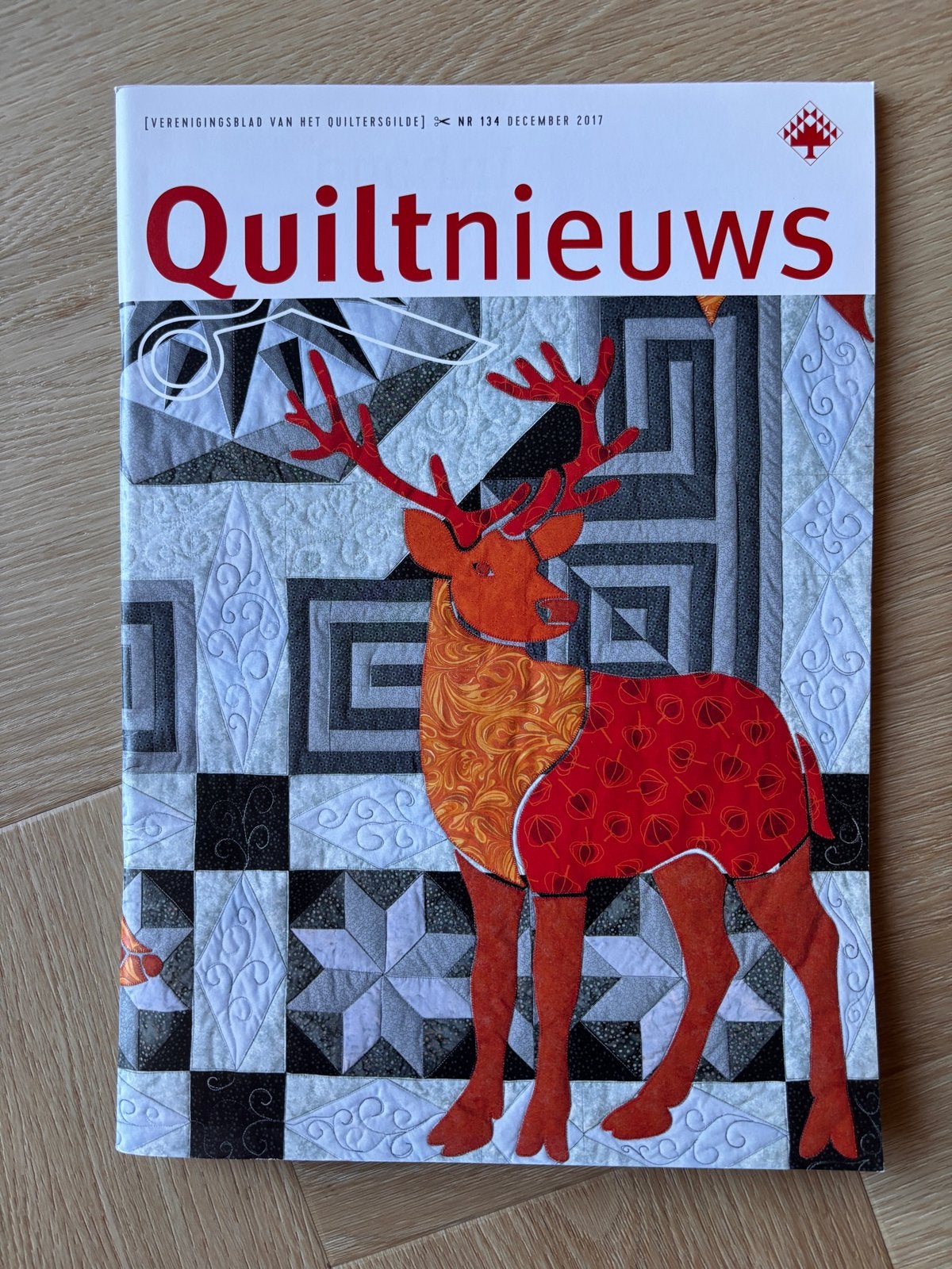 Quiltnieuws - Verenigingsblad Het Quiltersgilde Nr. 134, Boeken, Ophalen of Verzenden, Zo goed als nieuw, Overige onderwerpen
