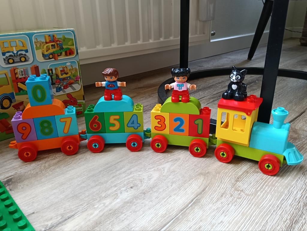 Duplo auto's en blokkentrein, Ophalen of Verzenden, 2 tot 4 jaar