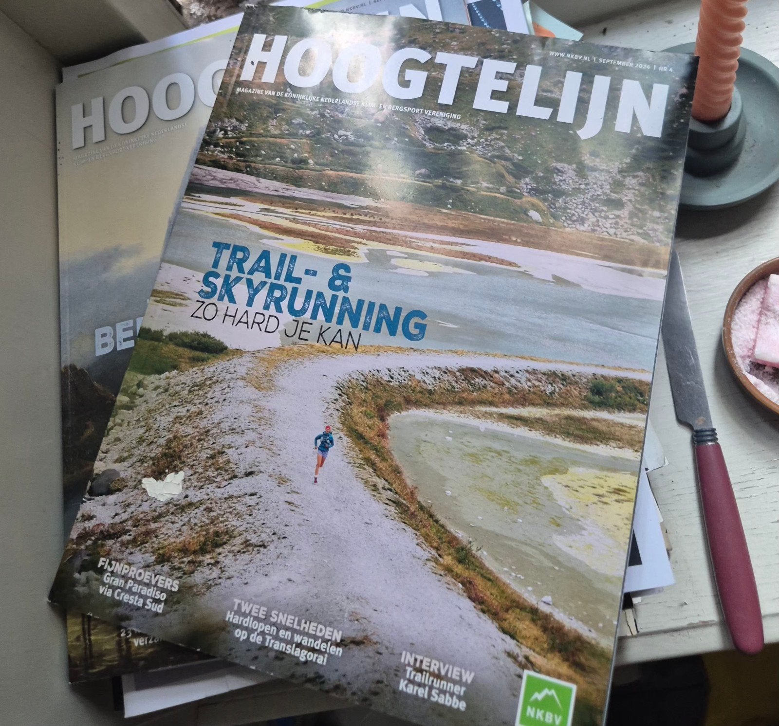 Stapel Hoogtelijn tijdschriften over bergsport, Boeken, Ophalen of Verzenden, Gelezen, Sport en Vrije tijd