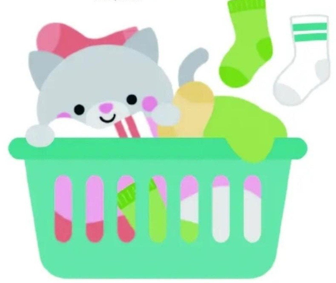 Nieuw  Snijmal  poesje in wasmand, Ophalen of Verzenden, Nieuw, Overige thema's, Pons of Mal