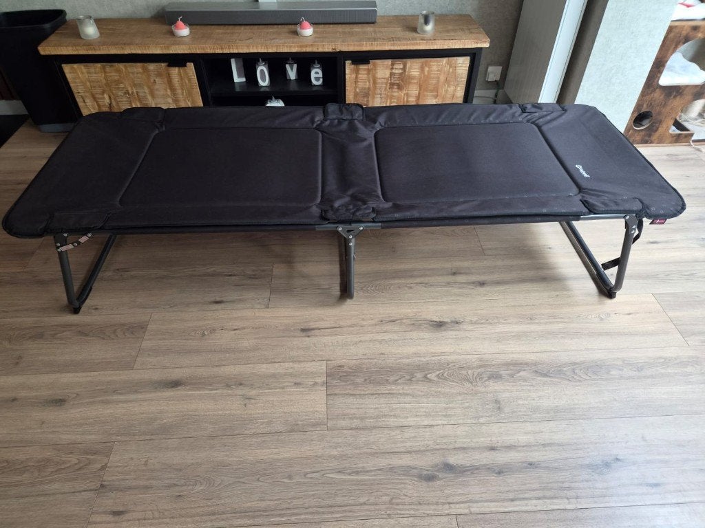2x outwell stretcher , ligbed , campingbed, Tuin en Terras, Ophalen, Gebruikt, Aluminium, Inklapbaar
