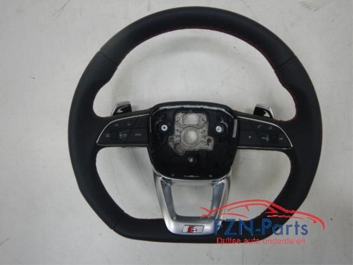 Audi Q7 4M S-Line Stuur MF+F1+VIEW Rood stiksel, Ophalen of Verzenden, Gebruikt